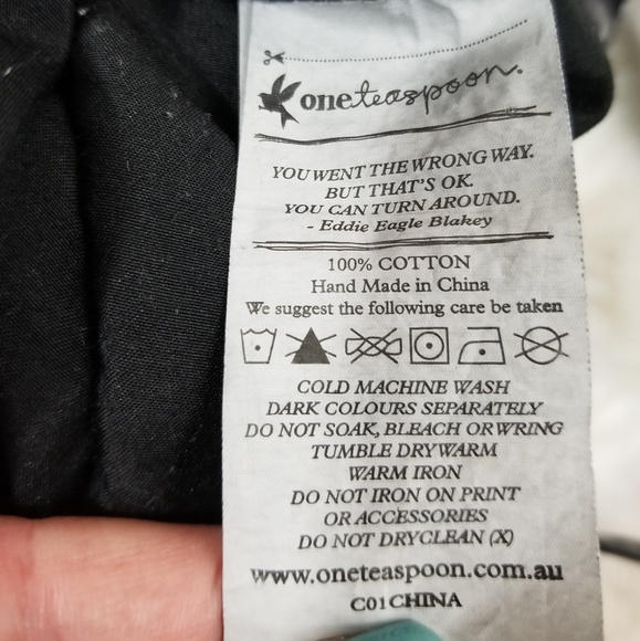 One Teaspoon Melrose Trashed Free Bird Skinny Jean - Picture 4 of 7